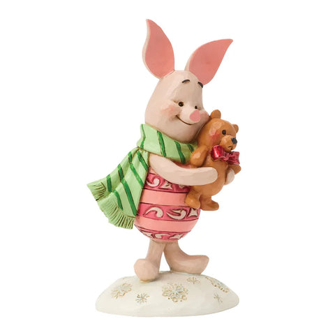 Jim Shore Disney Traditions Piglet Mini Figurine, 3.5"
