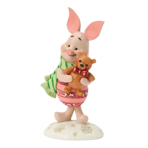 Jim Shore Disney Traditions Piglet Mini Figurine, 3.5"