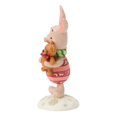 Jim Shore Disney Traditions Piglet Mini Figurine, 3.5"