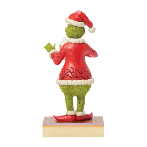 Jim Shore Grinch with Hot Chocolate Mug Figurine, 9"