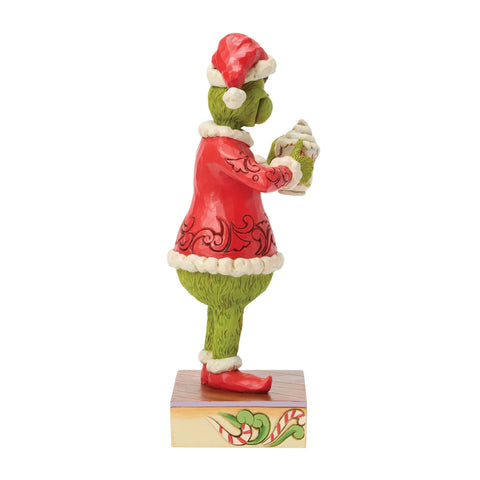 Jim Shore Grinch with Hot Chocolate Mug Figurine, 9"