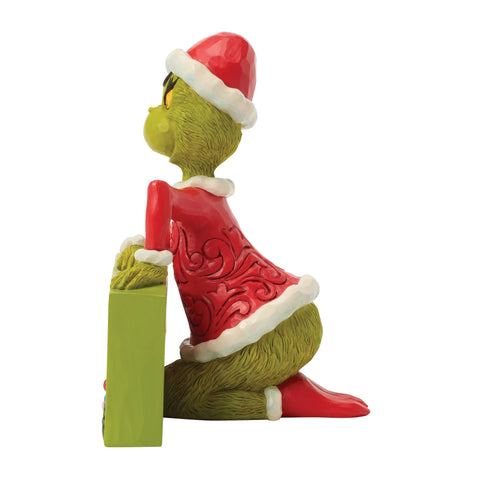 Jim Shore Grinch with Rotating Messages Figurine, 5.75"
