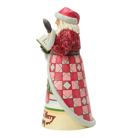 Jim Shore Heartwood Creek Song Santa Figurine, 10.5"