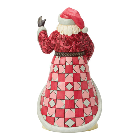 Jim Shore Heartwood Creek Song Santa Figurine, 10.5"