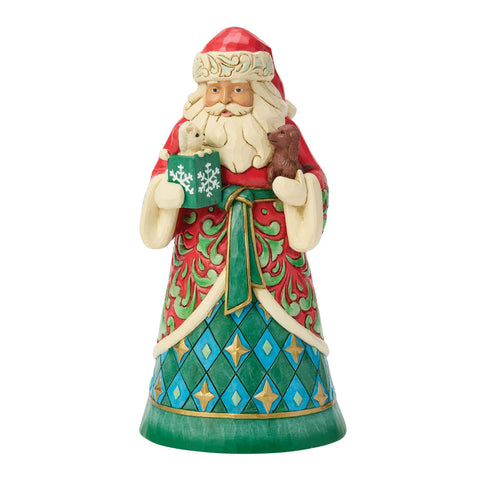 Jim Shore Heartwood Creek Santa Rescue Pets Figurine, 8"