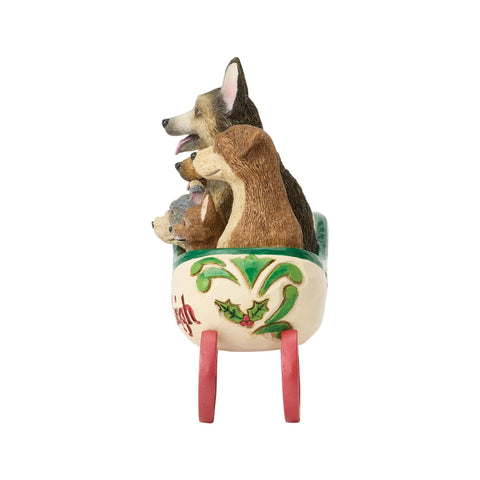 Jim Shore Heartwood Creek Santa's Rescue Sleigh Figurine, 3.5"