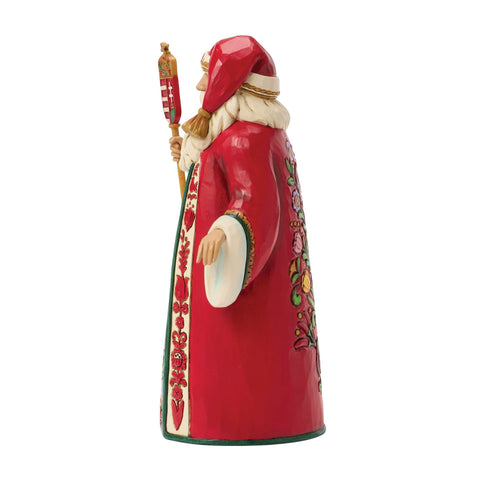 Jim Shore  Heartwood Creek Hungarian Santa Figurine, 7"
