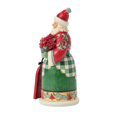 Jim Shore Highland Glen Santa Sled Figurine, 8.27"