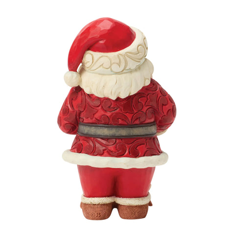 Jim Shore Heartwood Creek Santa Hot Cocoa Cookie Pint, 5.12"