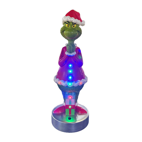 Grinch Light Up Musical Figurine, 11.8"