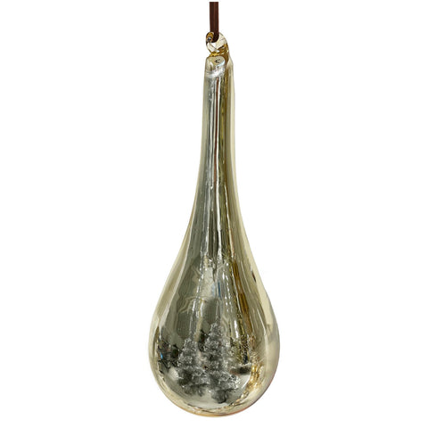 Glass Drop - Shiny Gold, 7,3"