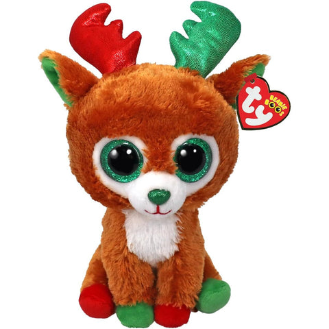Ty Beanie Boos - Tinseltoes - Brown Reindeer, 6"