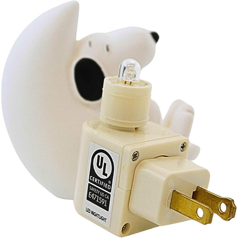 Snoopy Moon Night Light, 5"