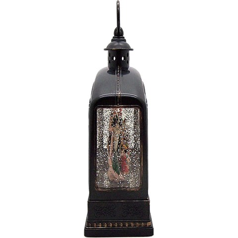 LED Musical Swirl Nativity Lantern Water Globe, 9.5"