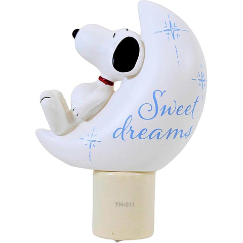 Snoopy Moon Night Light, 5"