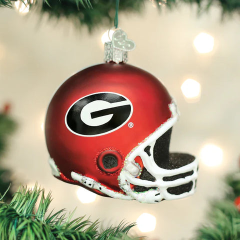 Georgia Helmet Ornament, 3"
