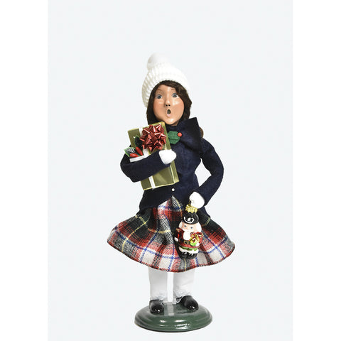 Ornament Family Girl Caroler Figurine, 10"