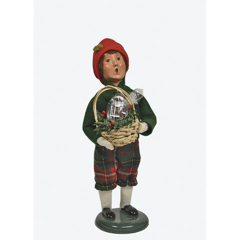 Sweets Family Boy Caroler Figurine, 10"