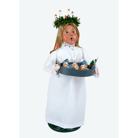 St. Lucia Caroler Figurine, 11"