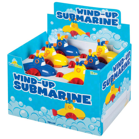 Tub Time Wind-Up Submarine (2 colors - sold individually)