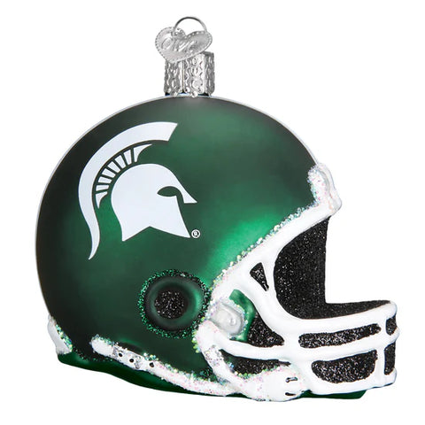 Michigan State Helmet Ornament, 3"