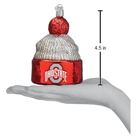 Ohio State Beanie Ornament, 4.5"