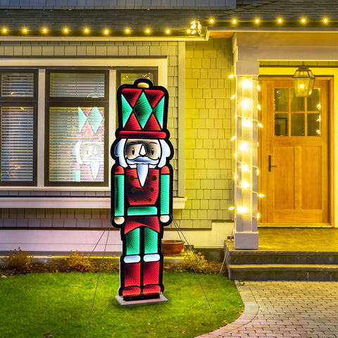 Nutcracker  Infinity Light 70"H Acrylic w/UL Plug (Pick up only)