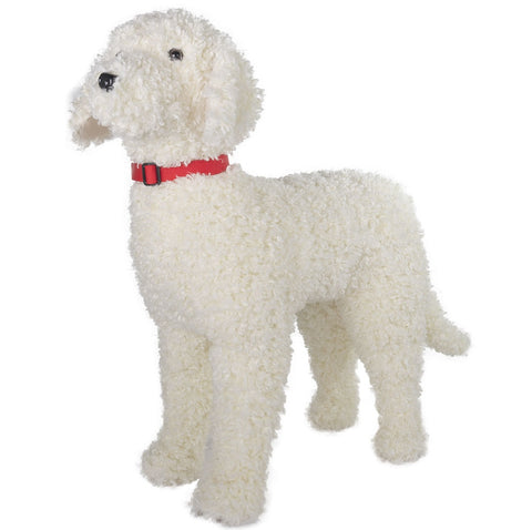Cream Doodle Footrest Dog, 19"