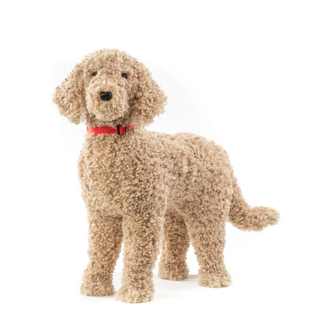 Footrest Dog, Doodle Golden, 19"