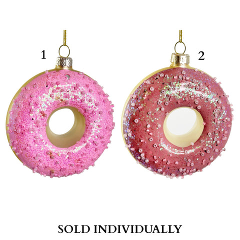 Glass Doughnut 3.5" (2 Styles - Sold individually)