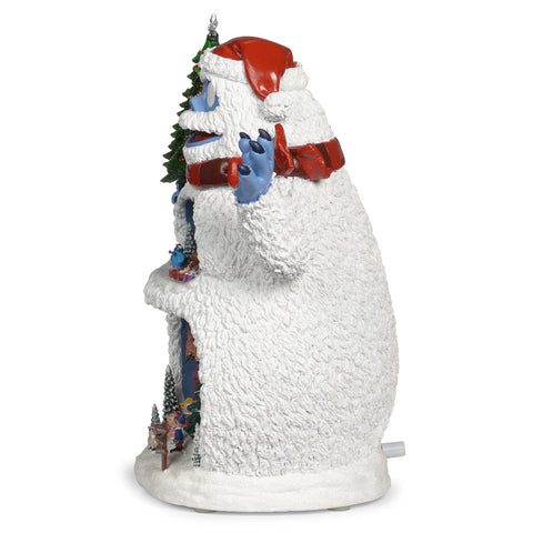Lighted Musical 2-Tier Bumble the Abominable Snow Monster Figurine, 12.75"