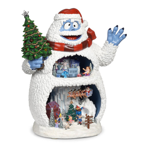 Lighted Musical 2-Tier Bumble the Abominable Snow Monster Figurine, 12.75"