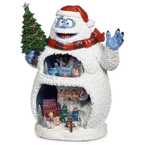 Lighted Musical 2-Tier Bumble the Abominable Snow Monster Figurine, 12.75"
