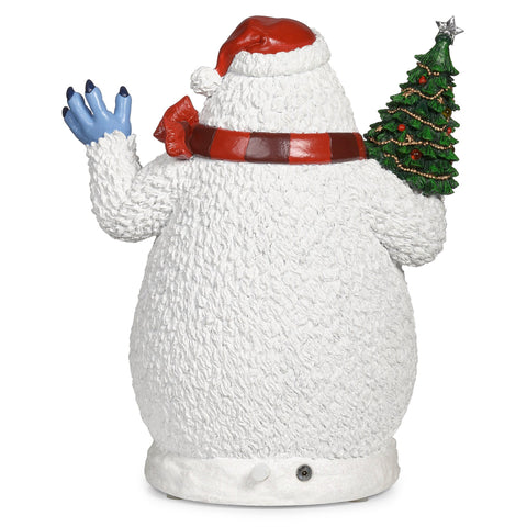 Lighted Musical 2-Tier Bumble the Abominable Snow Monster Figurine, 12.75"