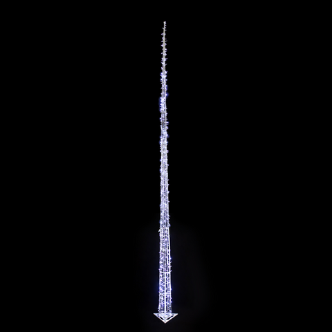 Giant Ice Thorn, LED Lit, 236"