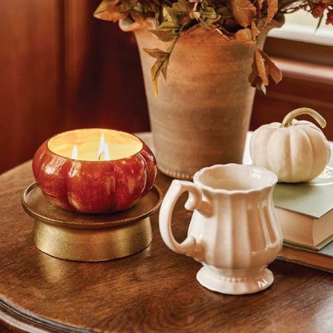 Pumpkin Laurel Large Statement Candle, 15 oz
