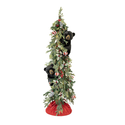 Christmas Cheer Black Frolic, 72"
