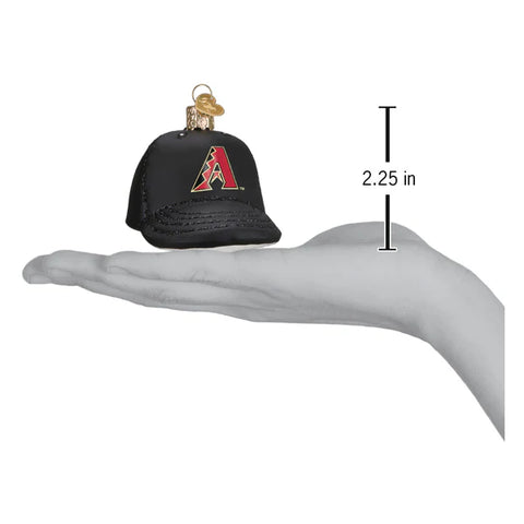 Diamondbacks Baseball Cap Ornament, 2.25"