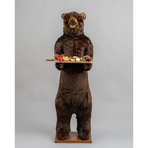 Butler Bear Figure, Cinnamon, 58"