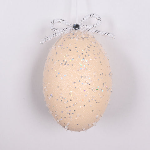 Beaded Morandi Skin Easter Egg Ornament, 8.2" (210mm)