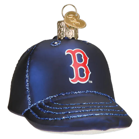 Red Sox Baseball Cap Ornament, 3.5"