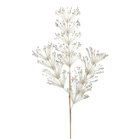 PVC Pine And Sequin Spray, 33.25"