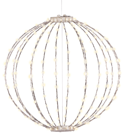 12" Warm White Collapsible Sphere