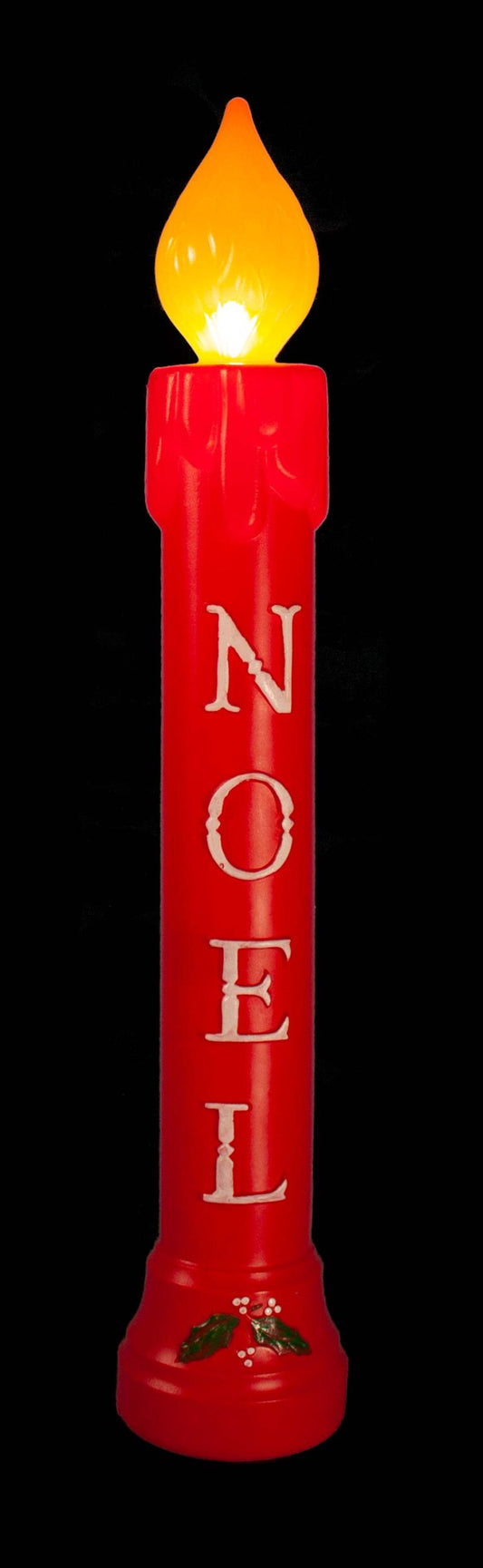 39" Blow-Mold "Noel" Candle