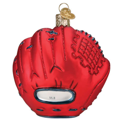Cardinals Baseball Mitt Ornament, 3.75"
