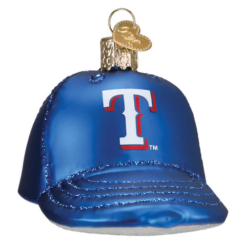 Rangers Baseball Cap Ornament, 3.5"