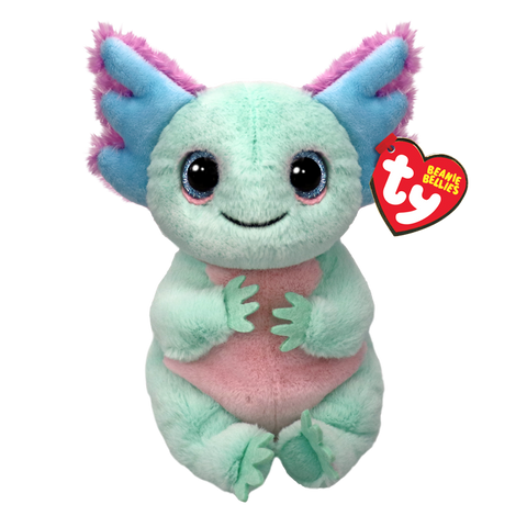 TY Beanie Baby (Beanie Bellies) - Alex the Pastel Axolotl, 6"