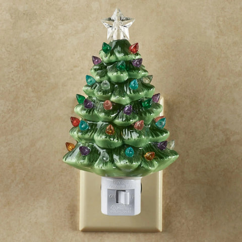 Vintage Tree Night Light, 6.5"
