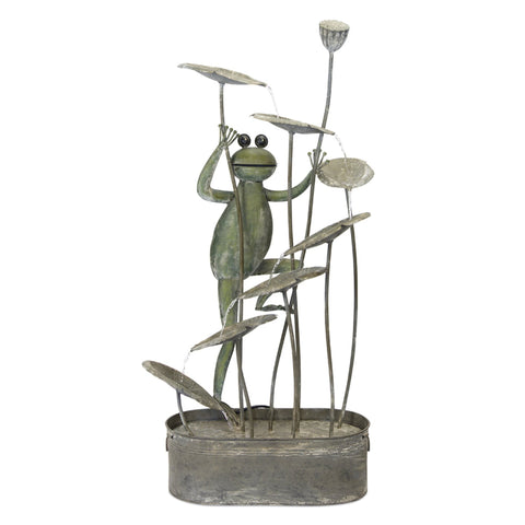 Frog Fountain, Iron, 22" X 47.25"