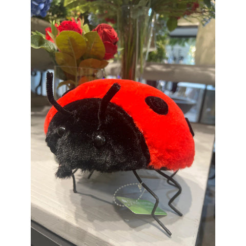 Ladybug Figurine, 11" (Red Black)